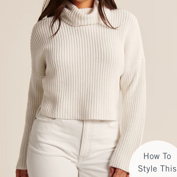 Nwt Abercrombie Fitch Ribbed Turtleneck 